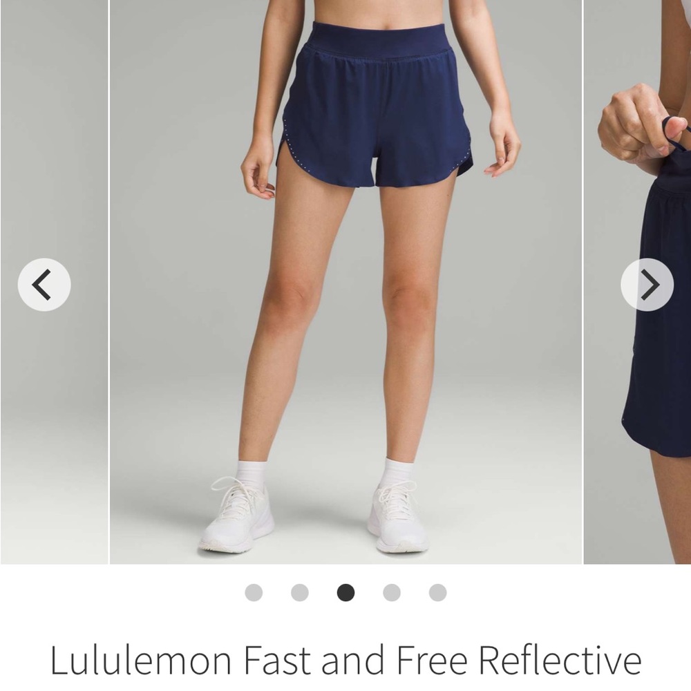 Lululemon Fast and Free shorts 3inch